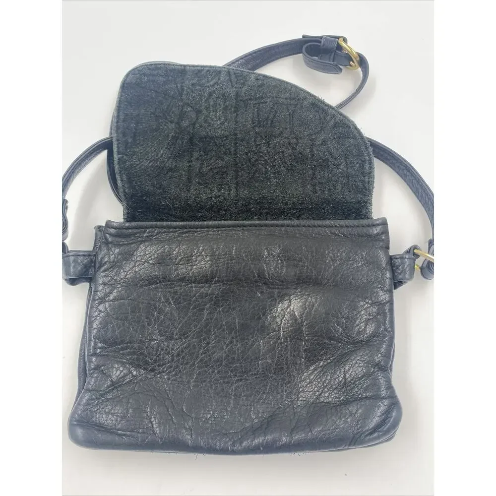 Elie Handbags Genuine Leather Crossbody Bag 9”x 7” Made in USA, Leather Purse - Picture 4 of 11
